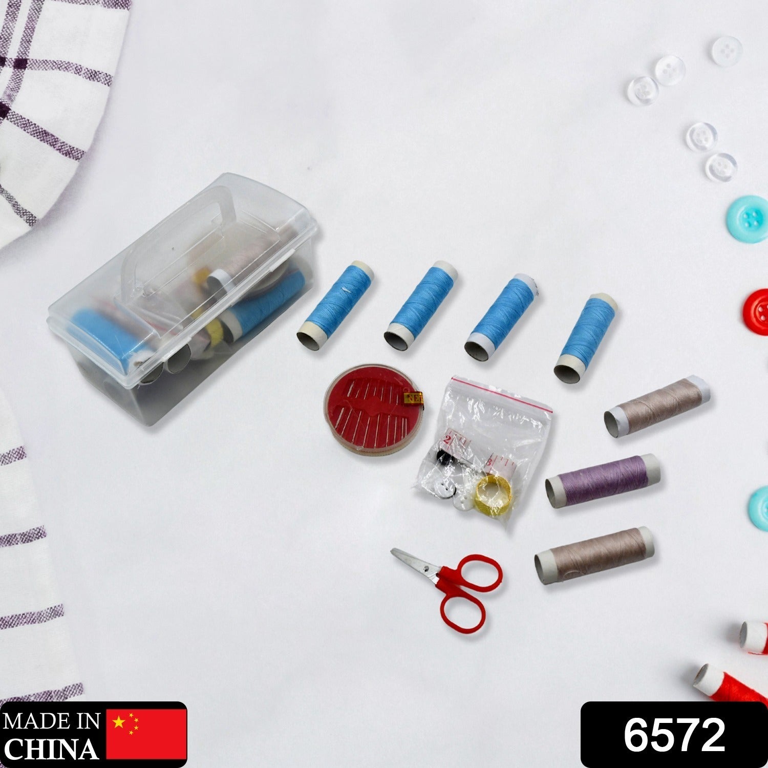 Portable Travel Sewing Kits Box, Sewing Tool Box for Home and Wedding Sewing Kit Essential Sewing Tools Portable Travel Sewing Kits Box, Sewing Tool Box for Home and Wedding Sewing Kit Essential Sewing Tools